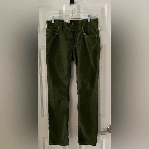 NWT NUDIE JEANS GRIM TIM CORD LAWN Green Cord Trousers Pant Organic Cotton 30x30 - Picture 6 of 9